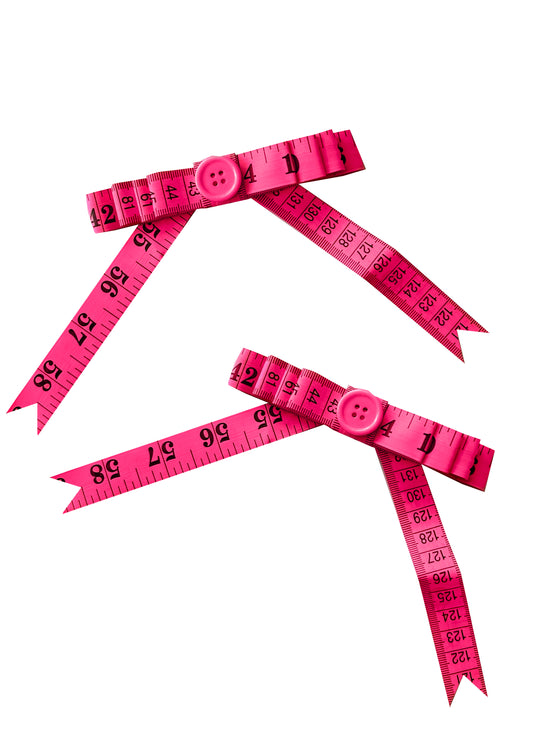 Molly Measurement Tape Hair Clips